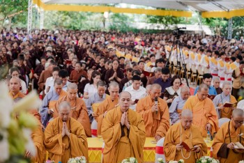 Đại lễ Phật Đản tại trụ sở Ban Trị sự GHPGVN huyện Ba Vì