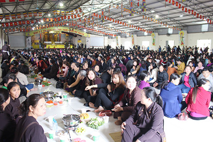 Truyền Hình Quốc Hội đưa tin về Hội Xuân An Lạc 2017 Tại Chùa Khai Nguyên