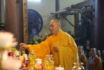 Lễ an vị tượng tại chùa Tản Viên tháng 9 năm Nhâm Dần